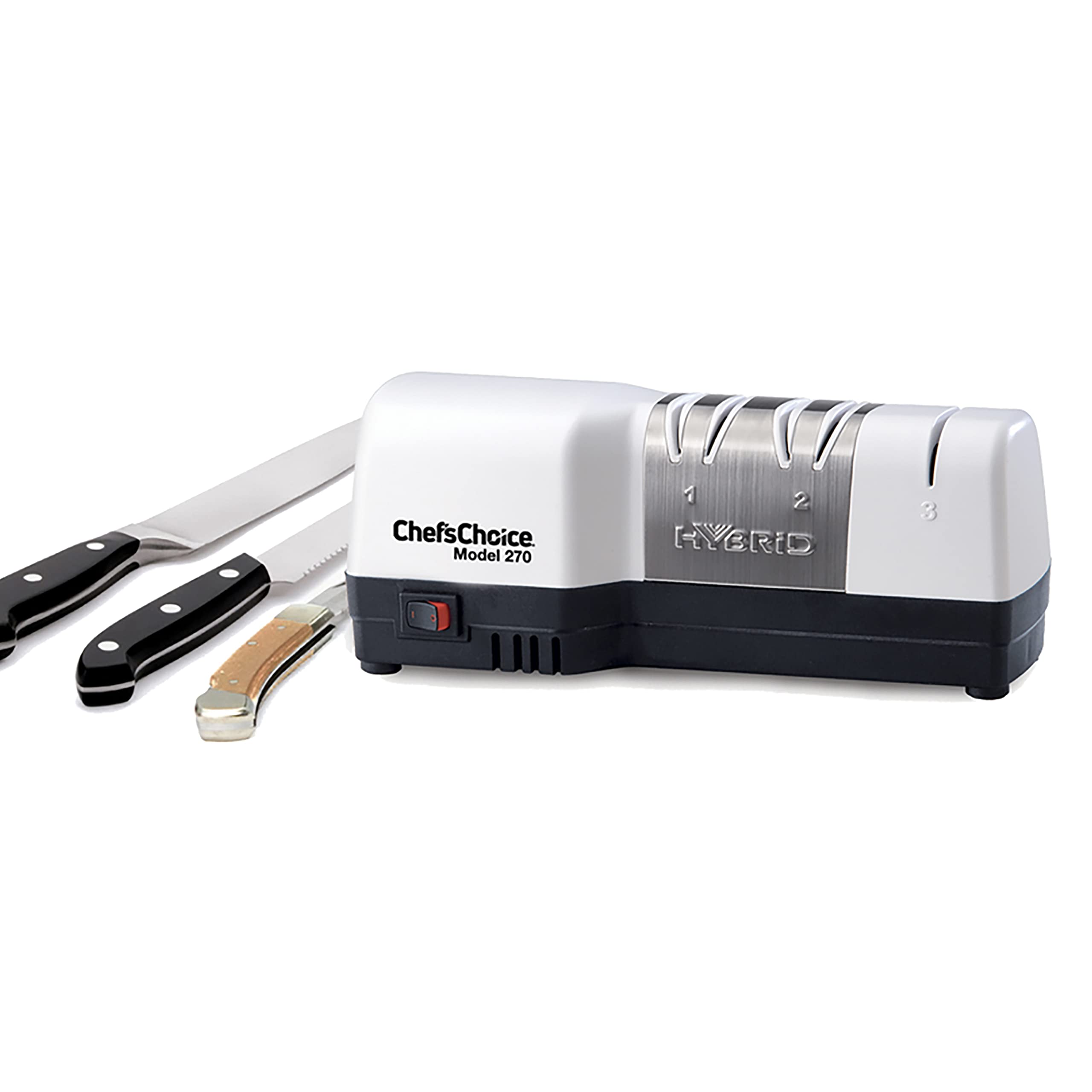 Chef's Choice Hybrid Diamond Hone Messerschärfer – 3-stufig für gerade & gezackte Messer
