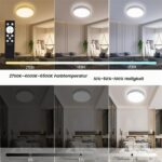Heyseven LED Deckenleuchte 24W mit Radar-Bewegungsmelder & Fernbedienung – dimmbar, 3 Farbtemperaturen – Bild 8
