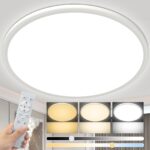 Bowfar 49cm LED Deckenleuchte 46W – Dimmbar 3000–6500K mit Fernbedienung – Bild 2