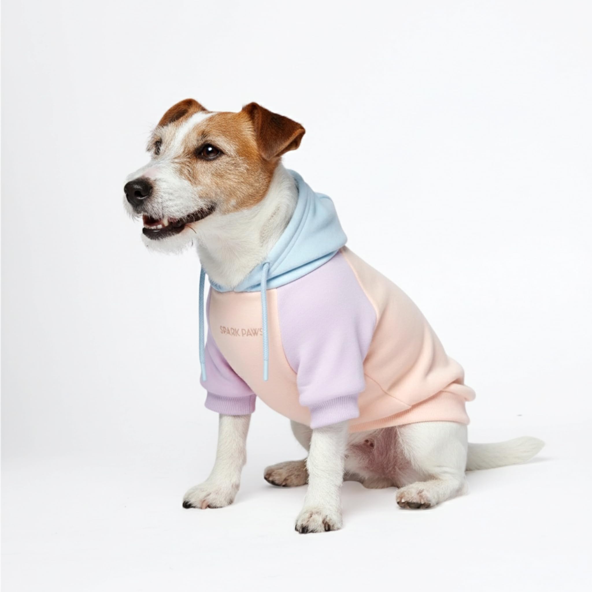 Spark Paws Hunde-Kapuzenpullover Grösse L – Premium Butter-Stretch für grosse Rassen