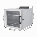 TAPMING Dörrautomat Edelstahl 42.5L 1000W – Profi-Dörrgerät mit intelligenter Temperaturkontrolle – Bild 2