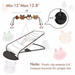 iGRATENS Babywippen-Spielzeugstange aus Naturholz – Safari-Design für Soft & Bliss – Bild 7