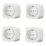 Amazon Basics Smart WLAN-Steckdose 4er-Set – Alexa-gesteuerte Steckdosen für EU
