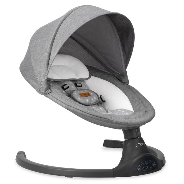 MoMi KENANI Babywippe bis 9 kg – Bluetooth & Fernbedienung für entspannte Eltern