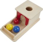 YAANI Montessori Objektpermanenzbox – Holzspielzeug für Babys ab 6 Monaten – Bild 6
