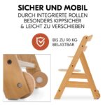 hauck Alpha Move Hochstuhl Newborn Set – 5in1 Mitwachsender Holzhochstuhl mit 2in1 Bouncer ab Geburt bis 90 kg – Bild 7