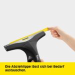 KÄRCHER Akku Fenstersauger WV 2 Black Edition – 35 Min Laufzeit mit 2 Düsen – Bild 6