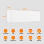 ENCOFT LED Wandleuchte 40cm Dimmbar mit Fernbedienung – 2700-6500K für Innen & Aussen – Bild 4