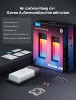 Govee Outdoor Wandleuchte RGBIC 1500lm – Smart Aussenbeleuchtung IP65 für Veranda & Balkon – Bild 8