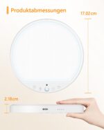 ShunFSC 6W LED Deckenlampe mit Bewegungsmelder – Kabellos & aufladbar für Badezimmer, Flur & Schrank – Bild 9