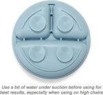PandaEar 9-teiliges Silikon Geschirrset – Babysicheres Fütter-Set mit Saugnapf-Funktion (Blau) – Bild 8