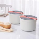Mikrowellen-Reiskocher 2L mit Reislöffel & Sieb – Praktisches Kochzubehör für die Küche – Bild 9