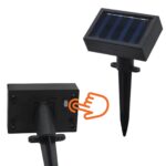 Spetebo LED Solar Leuchtstäbe BUBBLES 6er Set – Farbwechsel Gartenleuchten mit Solarpanel – Bild 5