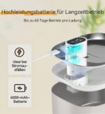 WILKIEE Katzenbrunnen Edelstahl 4.1L Kabellos – intelligenter Trinkbrunnen mit Sensor & 4000mAh – Bild 4