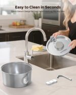 Invengo Katzenbrunnen Edelstahl 3.2L – Ultra-leiser Trinkbrunnen mit 5-Fach Filtersystem – Bild 8