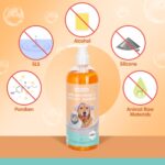 Nobleza Hundeshampoo 500 ml mit Zitronengrasextrakt – Anti-Juckreiz & Milben für Hunde & Katzen – Bild 3
