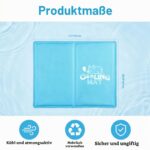 Aitsite Kühlmatte 40x50 cm – Selbstkühlende Hundematte mit Gel für Hunde & Katzen – Bild 3