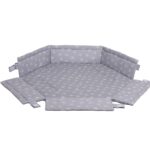 Tiggo Laufgitter 6-eckig mit Stoffeinlage – 3-fach höhenverstellbar für Babys von Geburt an – Bild 7