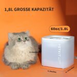 PETKIT CYBERTAIL Wasserbrunnen 1,85L – Intelligenter Trinkbrunnen für Katzen & Hunde – Bild 8