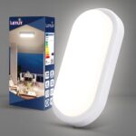 Letlit LED Kellerleuchte 18W 1500lm – IP54 Feuchtraumlampe Neutralweiss 4000K
