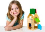 small foot Schlosshaus aus Naturholz – Motorik-Spielzeug mit 7 Schlössern für Kinder ab 3 Jahren – Bild 11