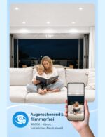 COTLEDL 10er LED Einbaustrahler 230V – 5W Neutralweiß 450lm IP44 für Küche & Bad – Bild 5