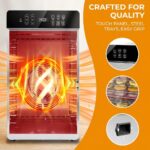 GHKWXUE 800W Dörrgerät mit 10 Edelstahl-Einschüben & 9ft² Trockenfläche – Profi-Dörrautomat – Bild 7