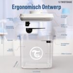 Twistshake Milchpulverbehälter 1700 ml – Luftdichter Babynährungsspender mit Dosierlöffel – Bild 3