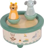 small foot Spieluhr Safari aus FSC-Holz – Musikdose mit Tiger & Elefant ab 2 Jahren – Bild 4