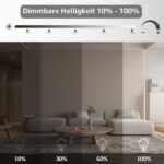 Psatfito G 24W LED Deckenleuchte 3000K–6500K – Dimmbar mit Fernbedienung für Küche & Schlafzimmer – Bild 4