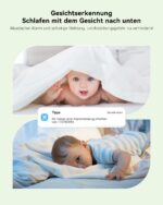 COCOCAM Baby 10Q 2K 4MP Babyphone mit 5 Zoll Display – KI-Sicherheit & Nachtsicht – Bild 3