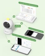 COCOCAM Baby 10Q 2K 4MP Babyphone mit 5 Zoll Display – KI-Sicherheit & Nachtsicht – Bild 4