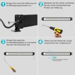 Linke 42W LED Wallwasher RGB-Strahler mit Fernbedienung – 2er Set für Innen & Aussen – Bild 6