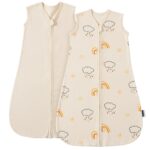 PewinGo Baby Schlafsack 0.5 TOG 2er-Set – 100% Baumwolle für Neugeborene 0–6 Monate