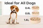 Flamingo Slow Feeder Greni 410ml – Anti-Schling Napf für kleine Hunde & Katzen – Bild 3