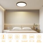muyuua LED Deckenlampe Ø22cm 15W – Warmweiss IP44 für Bad, Küche & Flur – Bild 2