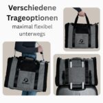 Petula Katzentransporttasche faltbar – Formstabil & atmungsaktiv für Katzen & kleine Hunde bis 13 kg – Bild 7