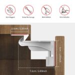 CalMyotis Kindersicherung Schrank & Schubladen – 10er Set mit Starkklebstoff für sicheren Schutz – Bild 6