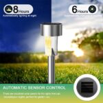 PASLFC 12er Set Solarleuchten Garten Warmweiss – IP44 Wasserdicht für Terrasse & Wege – Bild 5