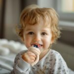 ZUFIO Fruchtsauger Baby ab 6 Monaten – Fütterungshilfe & Beissring Set mit Gefrierform – Bild 2
