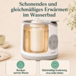 GROWNSY Flaschenwärmer Baby – Intelligente Automatik, 3–5 Min. Wasserbad, Sterilisieren & Auftauen – Bild 4