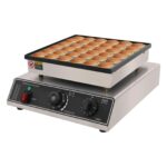 Mqwdxzfes 36-Loch Poffertjes Maker 950W – Professioneller Muffin-Backautomat für Gewerbe & Haushalt
