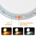 camperxlite LED Deckenleuchte 12V Ø18cm – Dimmbar mit 3 Farbtemperaturen für Wohnmobile – Bild 6