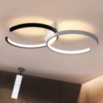 CBJKTX LED Deckenleuchte 54cm – Dimmbar mit Fernbedienung für Wohnzimmer & Esszimmer