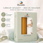 Bavella 2er Set Musselin Tücher 120x120cm – ÖKO-TEX zertifizierte Baumwolle für Babys – Bild 7