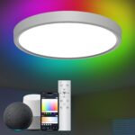 Modlicht LED Deckenleuchte Ø30cm Smart RGBIC – Alexa & App steuerbar, 28W dimmbar