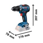 Bosch Professional GSR 18V-55 Akku-Bohrschrauber – 55 Nm mit 2x ProCORE Akku & Ladegerät – Bild 3