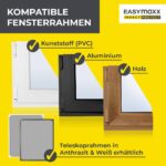 EASYmaxx Insect Protect Teleskop-Insektenschutzgitter – Fliegengitter Fenster ohne Bohren – Bild 5
