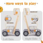 Labebe Lauflernwagen Holz mit Werkzeugbank – Montessori Spielzeug für Kleinkinder 1-3 Jahre – Bild 8