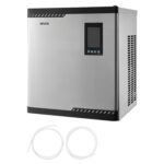 VEVOR kommerzielle Eismaschine 136 kg/Tag – Edelstahl-Eisbereiter mit Touch-Display für Gastronomie
